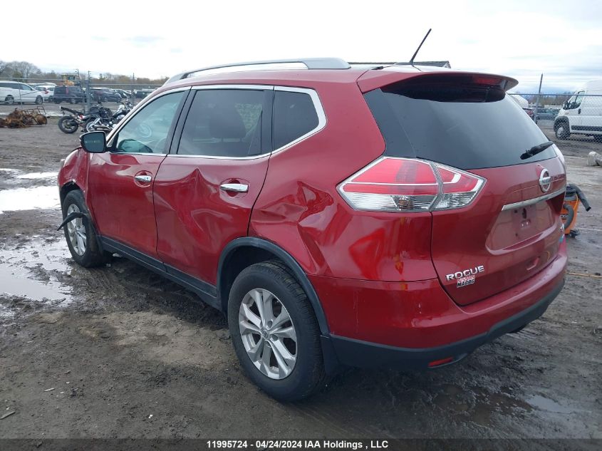 2015 Nissan Rogue S/Sl/Sv VIN: 5N1AT2MV5FC862159 Lot: 11995724