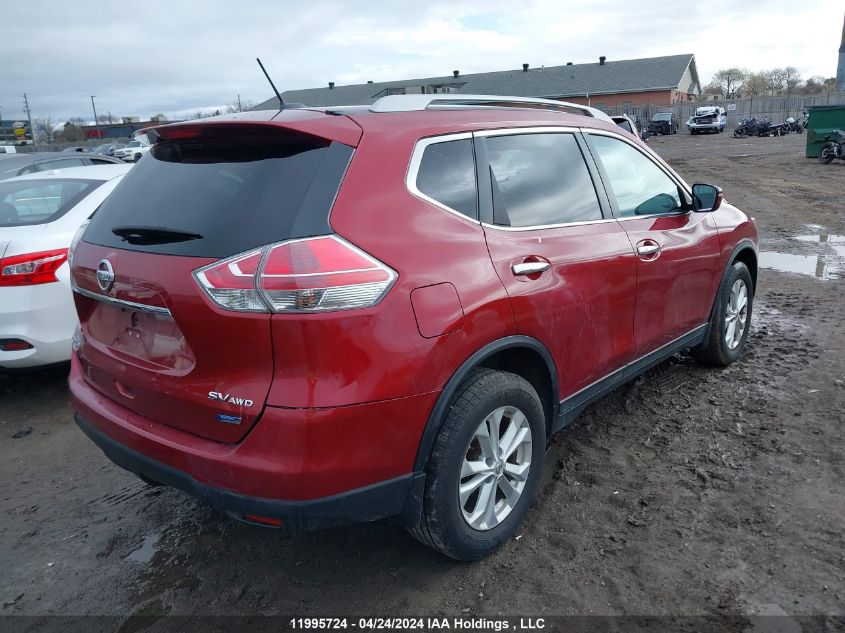 2015 Nissan Rogue S/Sl/Sv VIN: 5N1AT2MV5FC862159 Lot: 11995724