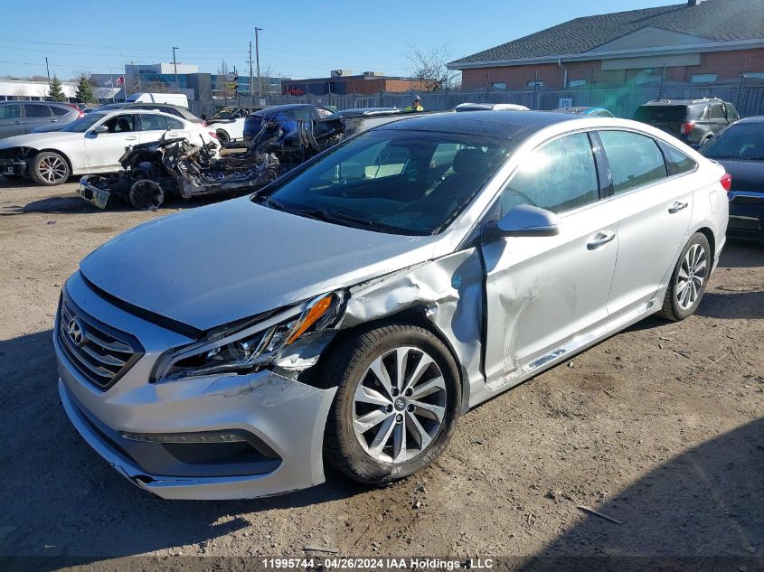 2015 Hyundai Sonata VIN: 5NPE34AF8FH052818 Lot: 11995744