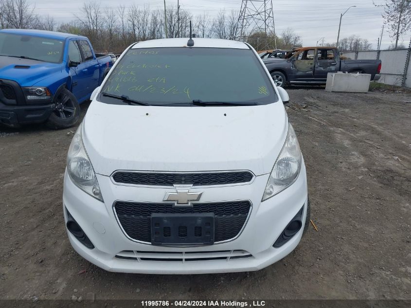 2014 Chevrolet Spark VIN: KL8CB6S98EC491616 Lot: 11995786