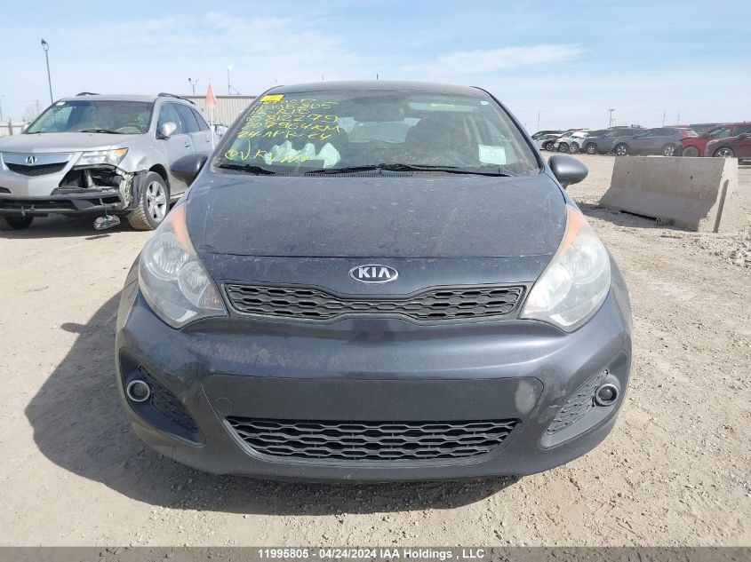 2013 Kia Rio VIN: KNADM5A32D6812279 Lot: 11995805