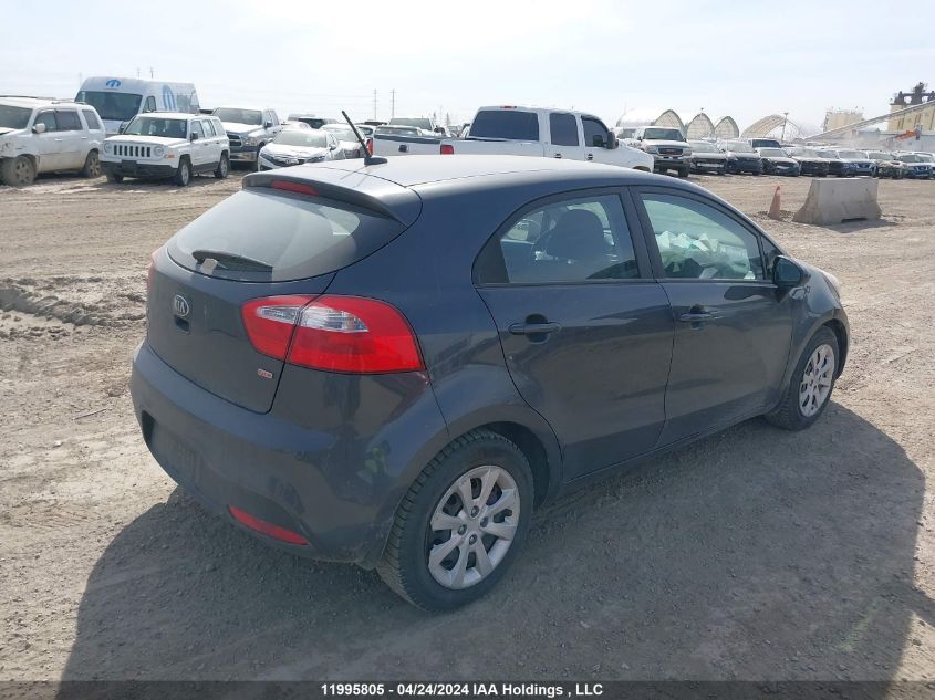 2013 Kia Rio VIN: KNADM5A32D6812279 Lot: 11995805