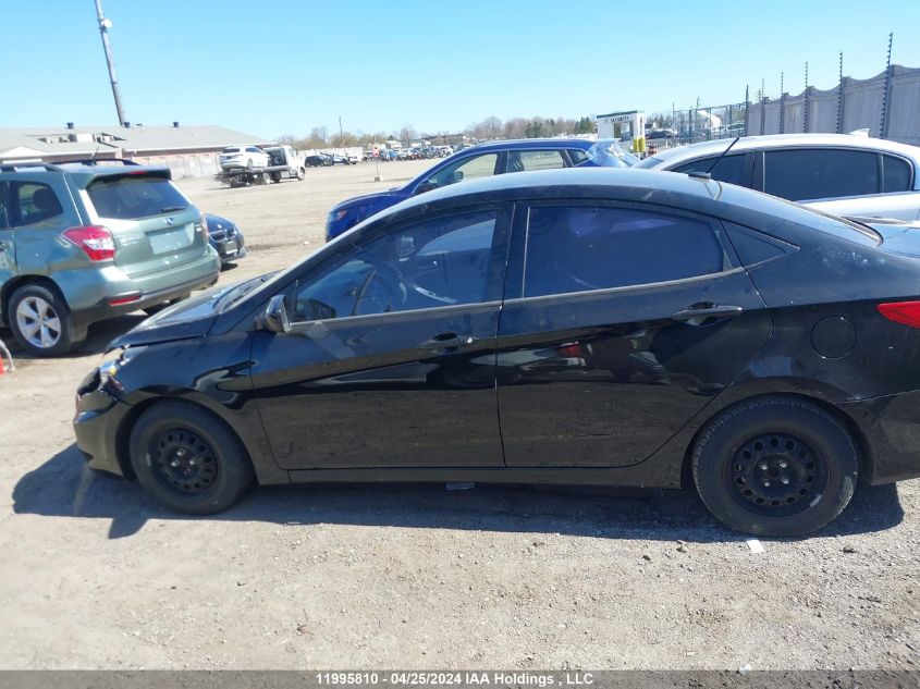 2015 Hyundai Accent Gls VIN: KMHCT4AE8FU852714 Lot: 11995810