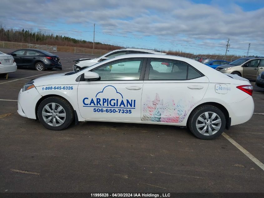 2015 Toyota Corolla Ce/Le/S VIN: 2T1BURHE6FC262279 Lot: 11995828