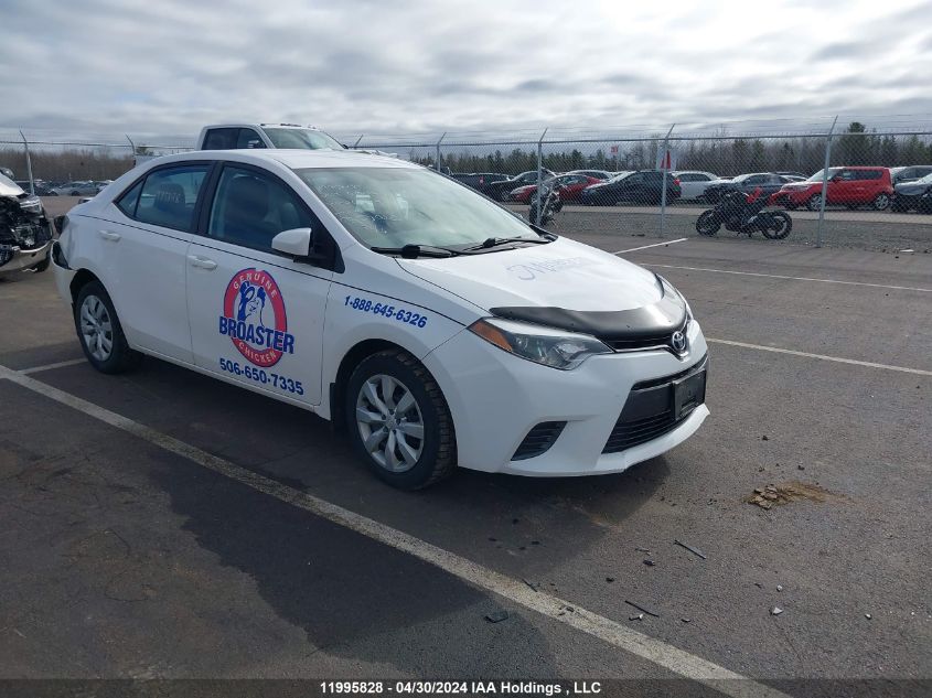 2015 Toyota Corolla Ce/Le/S VIN: 2T1BURHE6FC262279 Lot: 11995828