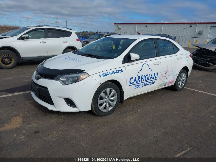 2015 Toyota Corolla Ce/Le/S VIN: 2T1BURHE6FC262279 Lot: 11995828