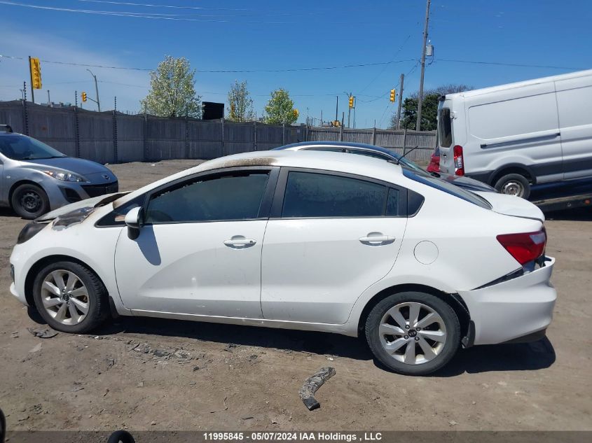 2016 Kia Rio VIN: KNADN4A37G6005915 Lot: 11995845