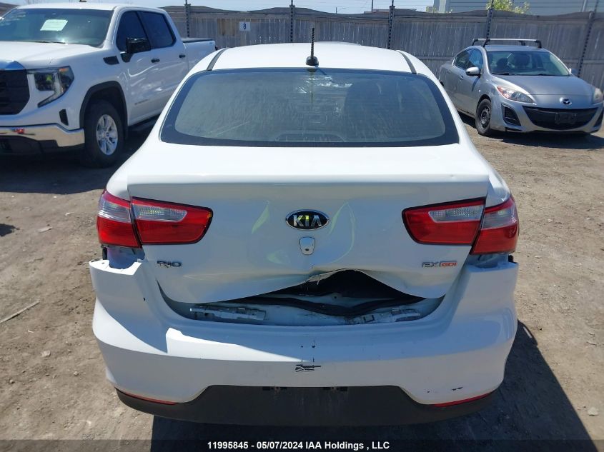 2016 Kia Rio VIN: KNADN4A37G6005915 Lot: 11995845