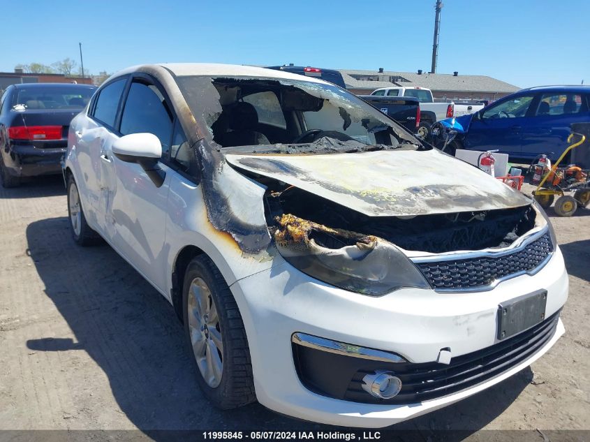 2016 Kia Rio VIN: KNADN4A37G6005915 Lot: 11995845