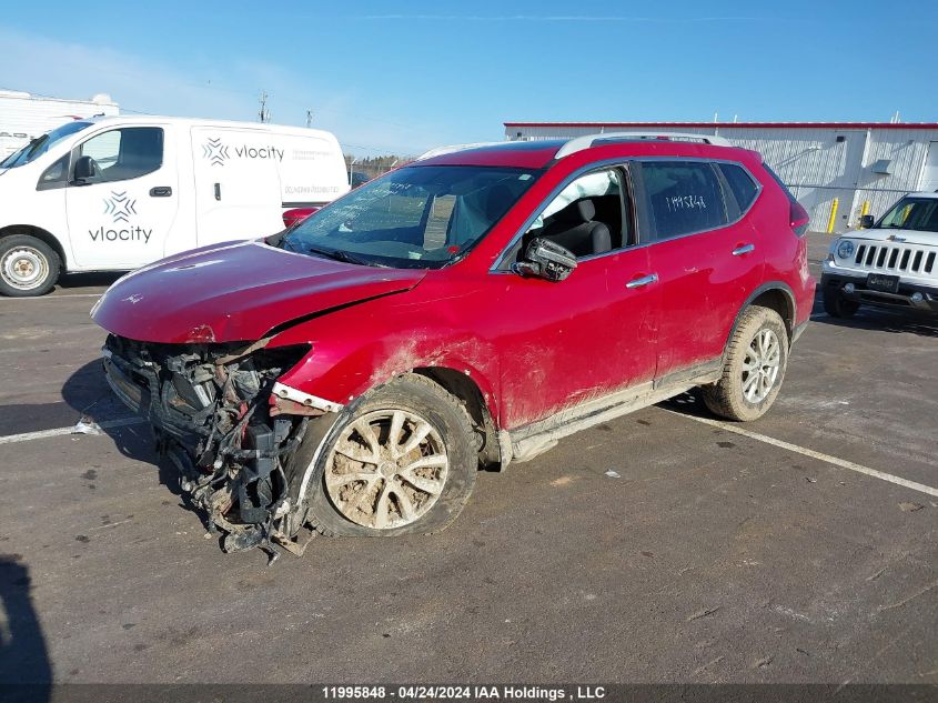 2017 Nissan Rogue Sv/Sl VIN: 5N1AT2MV0HC852285 Lot: 11995848