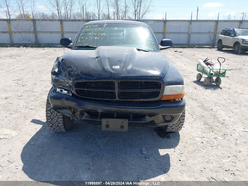 1997 Dodge Dakota VIN: 1B7GG26X5VS276485 Lot: 11995897