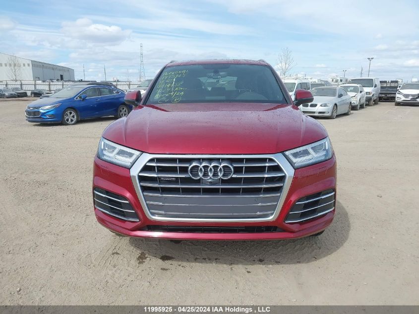 2018 Audi Q5 VIN: WA1ENAFY3J2114438 Lot: 11995925