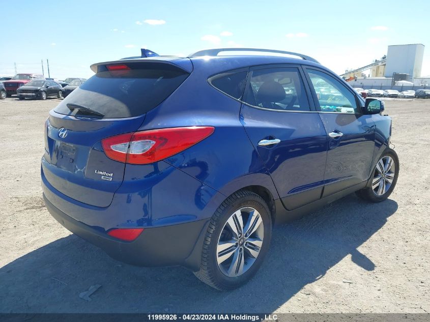 2014 Hyundai Tucson Limited VIN: KM8JUCAG6EU813957 Lot: 11995926