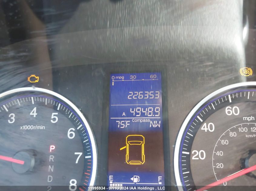 2010 Honda Cr-V VIN: JHLRE4H52AC005476 Lot: 11995934