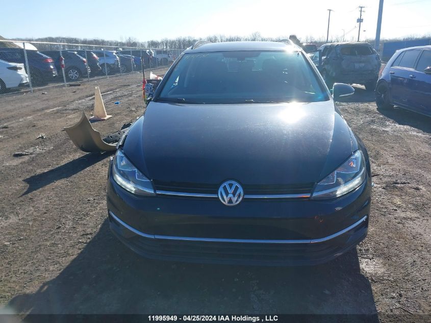 2019 Volkswagen Golf Sportwagen VIN: 3VW117AU3KM521674 Lot: 11995949