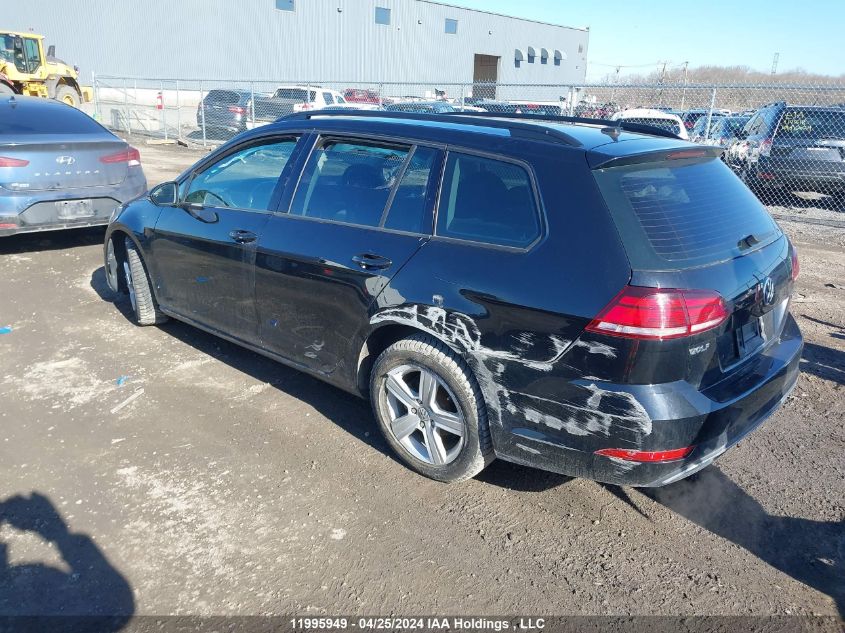 2019 Volkswagen Golf Sportwagen VIN: 3VW117AU3KM521674 Lot: 11995949