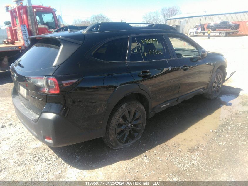 2023 Subaru Outback VIN: 4S4BTDKC6P3125202 Lot: 11995977