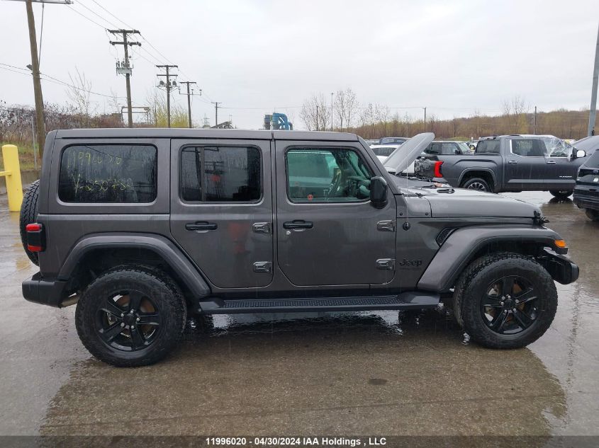 2022 Jeep Wrangler Unlimited Sahara Altitude VIN: 1C4HJXEN8NW250782 Lot: 11996020