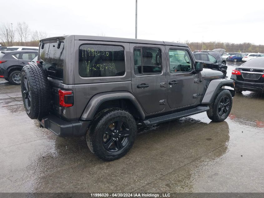 2022 Jeep Wrangler Unlimited Sahara Altitude VIN: 1C4HJXEN8NW250782 Lot: 11996020