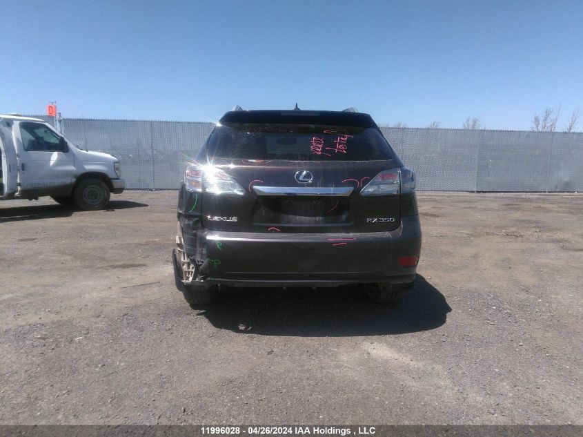 2010 Lexus Rx 350 VIN: 2T2BK1BA1AC064291 Lot: 11996028