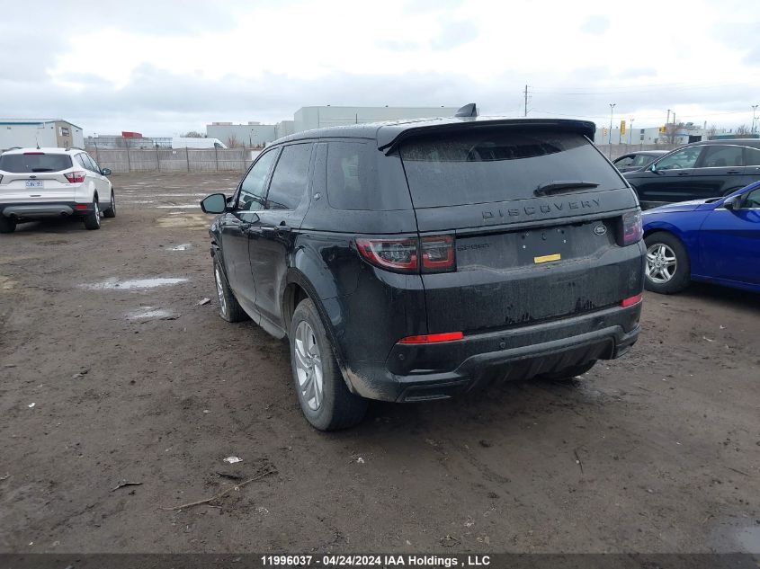 2021 Land Rover Discovery Sport S R-Dynamic VIN: SALCT2FX2MH886987 Lot: 11996037