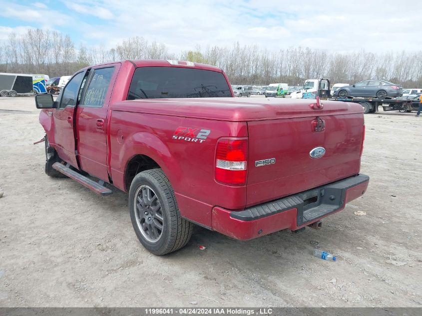 2008 Ford F150 Supercrew VIN: 1FTPW12VX8KC26672 Lot: 11996041