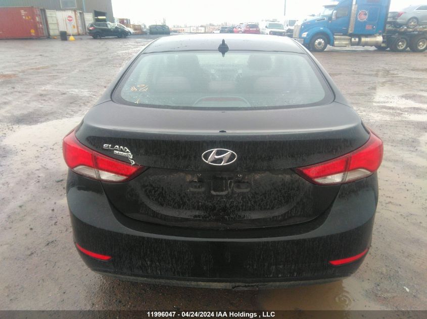 2016 Hyundai Elantra Se/Sport/Limited VIN: KMHDH4AE6GU569266 Lot: 11996047