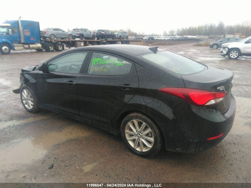 2016 Hyundai Elantra Se/Sport/Limited VIN: KMHDH4AE6GU569266 Lot: 11996047