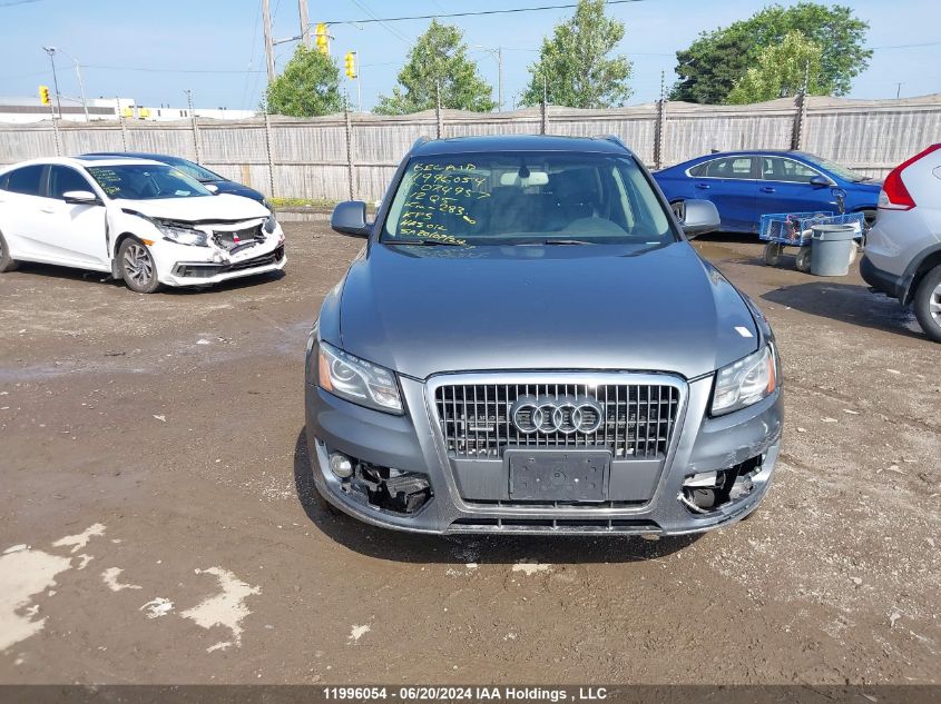 2012 Audi Q5 VIN: WA1LFCFP1CA074957 Lot: 11996054