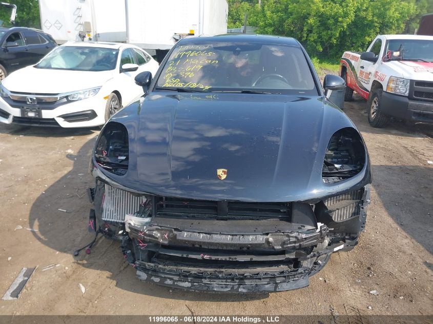 2021 Porsche Macan VIN: WP1AB2A52MLB32619 Lot: 11996065