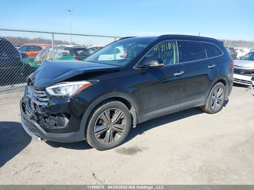 2016 Hyundai Santa Fe Se/Limited VIN: KM8SNDHF1GU130961 Lot: 11996078