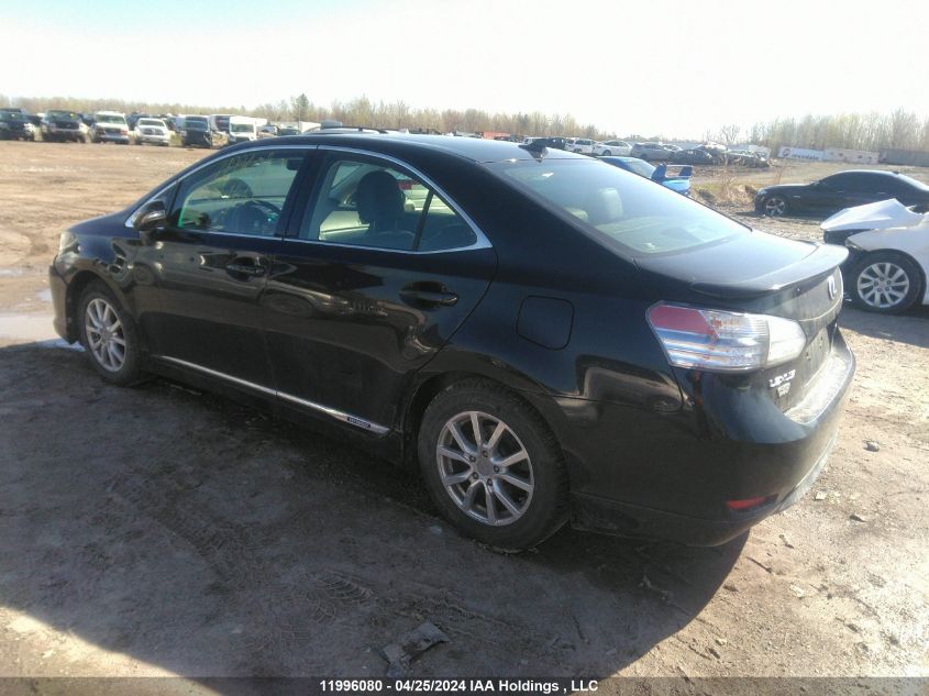 2010 Lexus Hs 250H VIN: JTHBB1BA7A2011662 Lot: 11996080