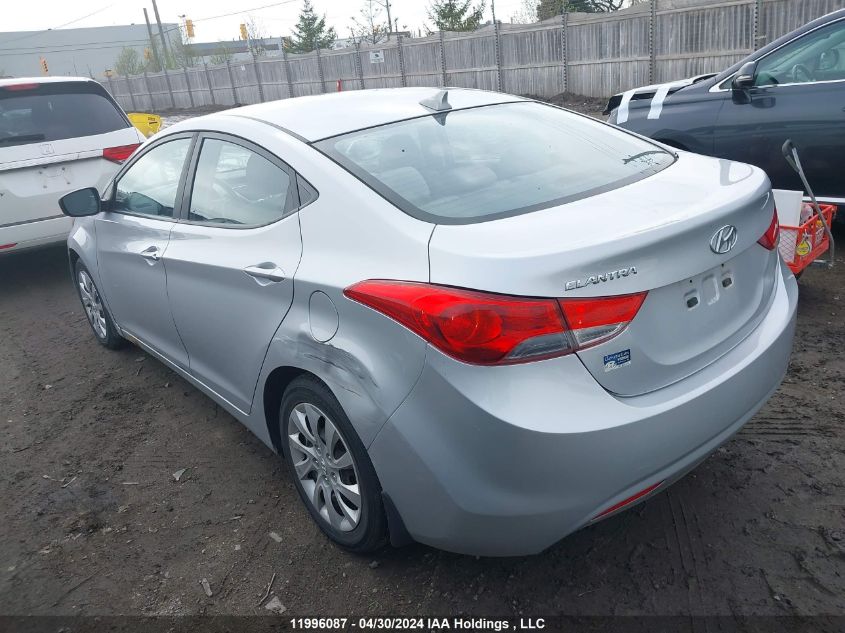 2012 Hyundai Elantra Gls/Limited VIN: 5NPDH4AE6CH145983 Lot: 11996087