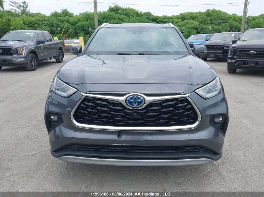 2021 Toyota Highlander Hybrid Limited VIN: 5TDEBRCH6MS015871 Lot: 11996108