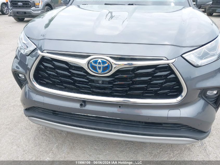2021 Toyota Highlander Hybrid Limited VIN: 5TDEBRCH6MS015871 Lot: 11996108