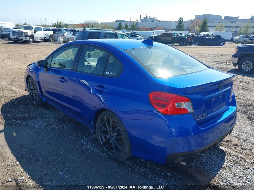 2019 Subaru Wrx VIN: JF1VA1P62K8827169 Lot: 11996129