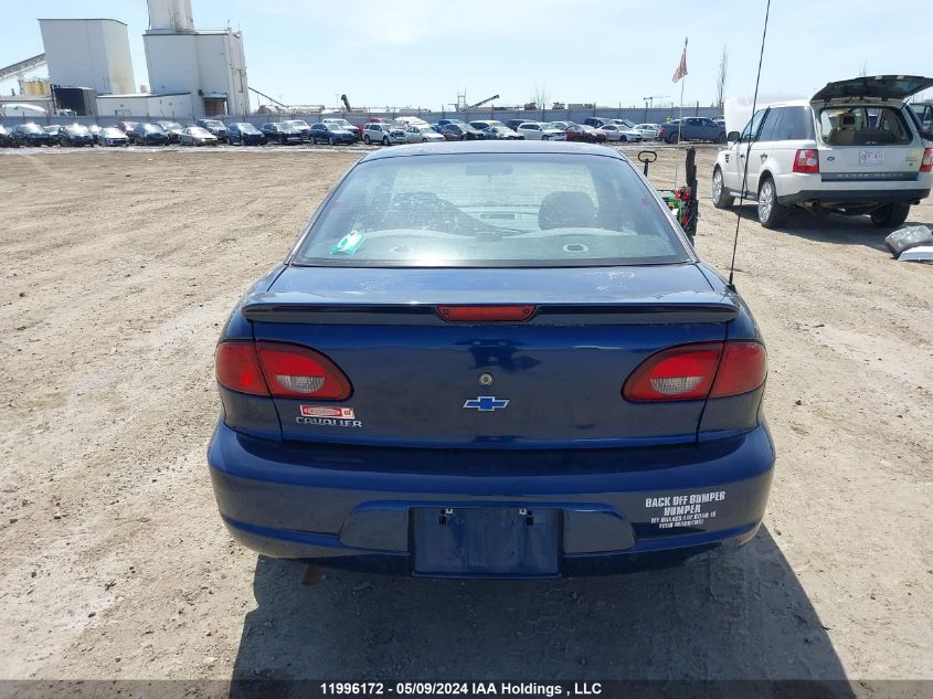 2002 Chevrolet Cavalier VIN: 1G1JC124127453810 Lot: 11996172