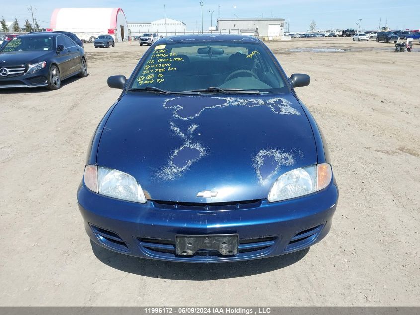 2002 Chevrolet Cavalier VIN: 1G1JC124127453810 Lot: 11996172