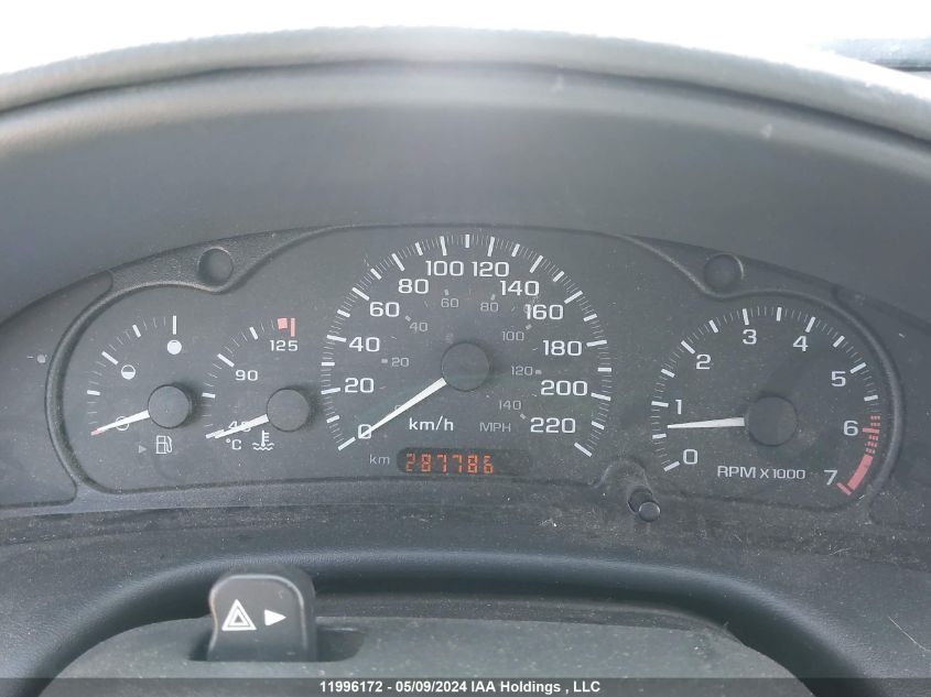 2002 Chevrolet Cavalier VIN: 1G1JC124127453810 Lot: 11996172