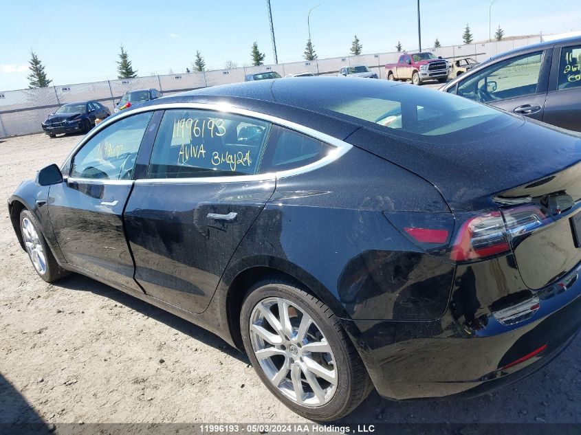 2019 Tesla Model 3 VIN: 5YJ3E1EB3KF199855 Lot: 11996193