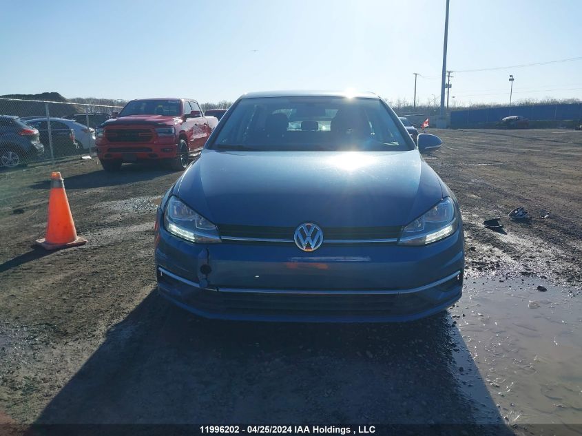 2021 Volkswagen Golf VIN: 3VWG57AU8MM009698 Lot: 11996202