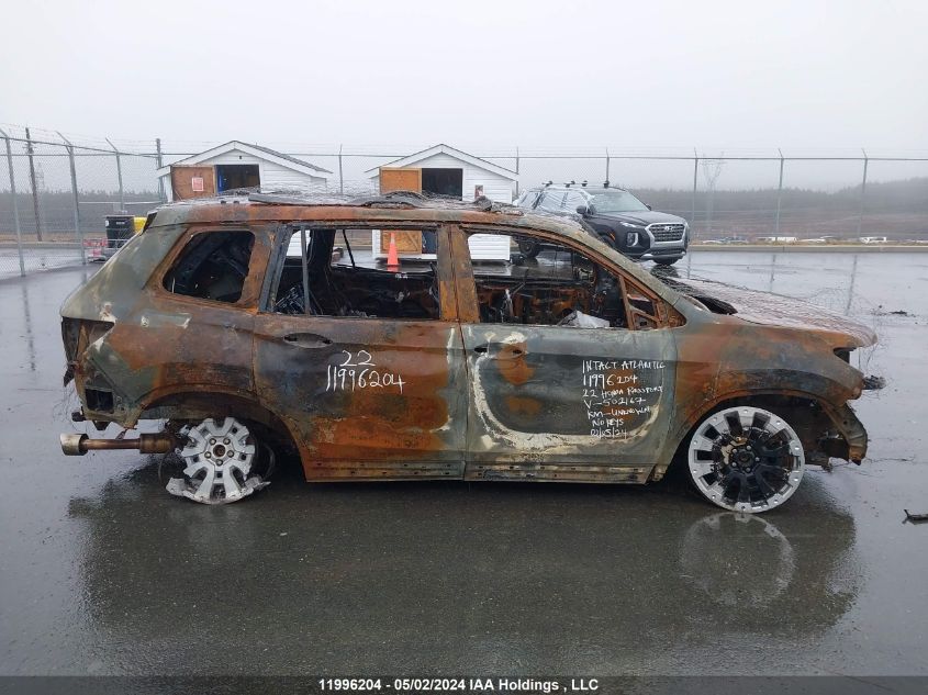 2022 Honda Passport VIN: 5FNYF8H98NB502167 Lot: 11996204