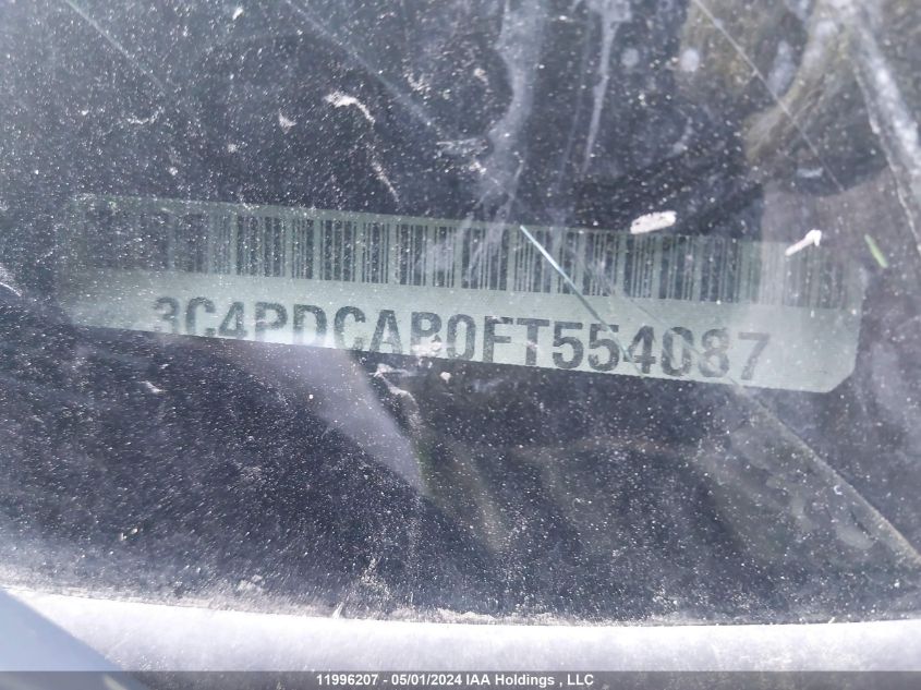 2015 Dodge Journey Se VIN: 3C4PDCAB0FT554087 Lot: 11996207