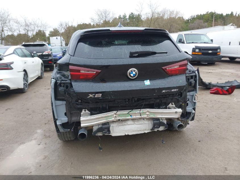 2022 BMW X2 VIN: WBXYJ1C08N5U04100 Lot: 11996236