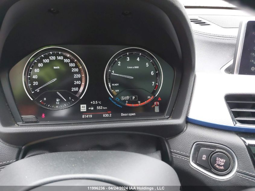 2022 BMW X2 VIN: WBXYJ1C08N5U04100 Lot: 11996236