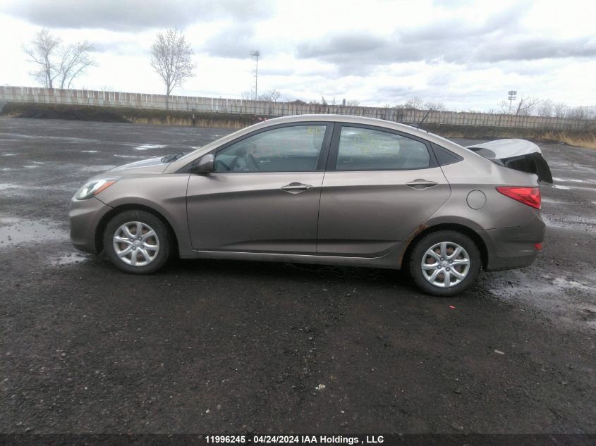 2013 Hyundai Accent VIN: KMHCT4AE8DU515750 Lot: 11996245
