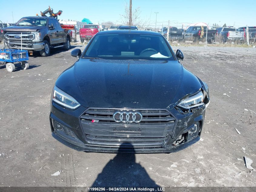 2019 Audi S5 VIN: WAUR4AF51KA027139 Lot: 11996296