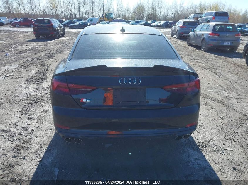 2019 Audi S5 VIN: WAUR4AF51KA027139 Lot: 11996296