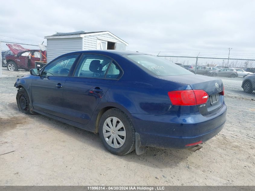 2011 Volkswagen Jetta Sedan VIN: 3VW2K7AJ8BM109273 Lot: 11996314