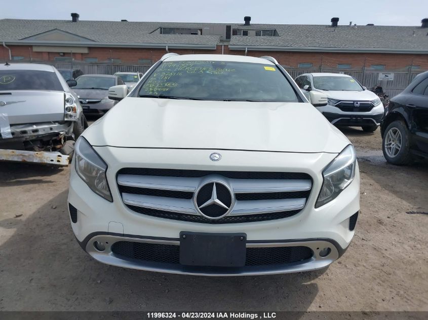 2016 Mercedes-Benz Gla 250 4Matic VIN: WDCTG4GB6GJ278116 Lot: 11996324